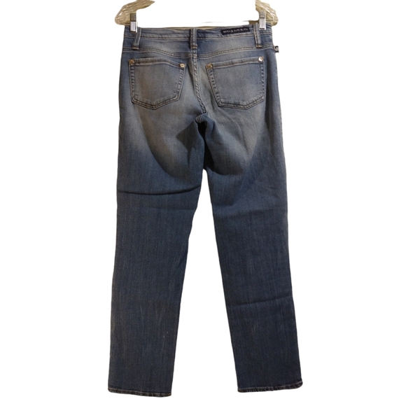 Rock & Republic indee jeans womens size 2 blue distressed denim stretch - Picture 5 of 10
